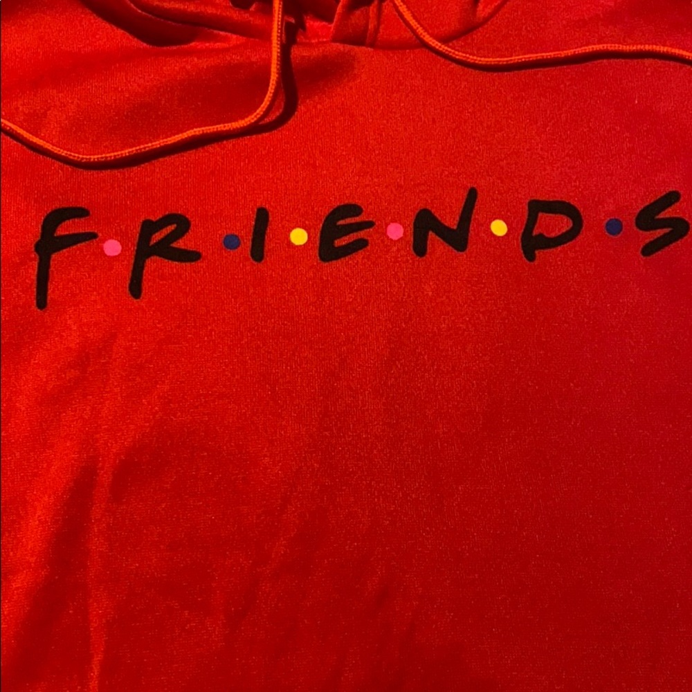 Red Friends Hoodie